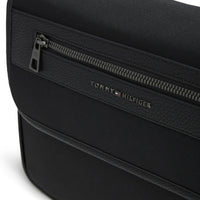 Tommy Hilfiger Repreve Flap Messenger - Umhängetasche 28 cm (black)