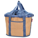 KLICKfix reisenthel Bikebasket 15 - Lenkerkorb 35 cm (raffia blue)