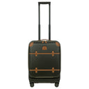 Brics Bellagio - 4-Rollen-Kabinentrolley mit Vortasche 55 cm erw. recycelt (olive)