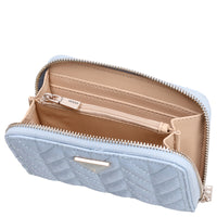 Guess Stacey SLG Medium Zip - Geldbörse 4cc 14 cm (light blue)