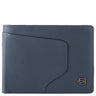Piquadro Akron - Herrengeldbörse 4cc 13 cm (blue)