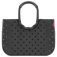 frame glossy dots black