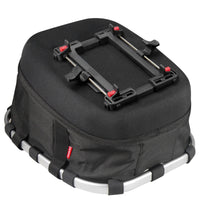 KLICKfix reisenthel Bikebasket GT 21 - Gepäckträgerkorb (UniKlip 2) (schwarz)