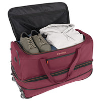 Travelite Basics - Rollenreisetasche 98/119L 70 cm erw. (bordeaux) - Ansicht 5