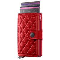 Secrid Miniwallet Emboss Diamond - Kreditkartenetui 6cc 10.2 cm RFID (red+) - Ansicht 2
