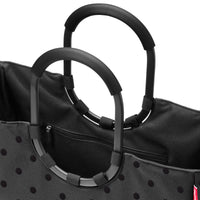 reisenthel shopping loopshopper L - Einkaufstasche mit Bügel 46 cm (frame glossy dots black) - Ansicht 2