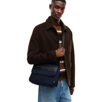 Tommy Hilfiger Repreve Flap Messenger - Umhängetasche 28 cm (space blue)