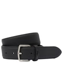 Lacoste Accessoire - Gürtel 3.5 cm Leder (black, 100 cm)