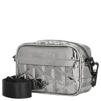 Lacoste The Blend - Umhängetasche 19 cm (silber schwarz)