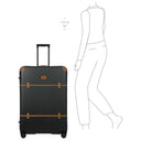 Brics Bellagio - 4-Rollen-Trolley 82 cm erw. recycelt (black/tan) - Ansicht 10