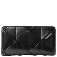 Calvin Klein Woven - Geldbörse 8cc (black)