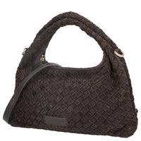 Les Visionnaires Sadie Weave Cozy - Umhängetasche 39 cm (dark brown)