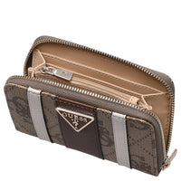 Guess Laurel ll SLG Medium Zip - Geldbörse 4cc 14 cm (latte logo/brown) - Ansicht 2