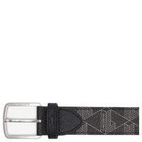 Lacoste The Blend Geschenkset - Kreditkartenetui und Gürtel (monogram noir gris, 95 cm) - Ansicht 3