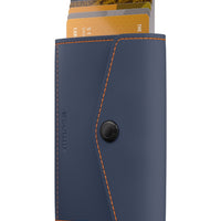 Secrid Envelope Matte - Geldbörse 8cc 10.2 cm RFID (night blue-orange)