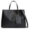 Tommy Hilfiger Icon Satchel Mono - Henkeltasche 38 cm (black)