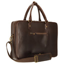 Buckle & Seam Albert - Aktentasche XL 41 cm (brown/blue) - Ansicht 5