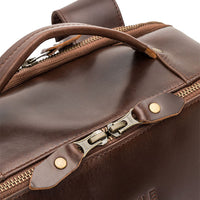 Buckle & Seam Leon - Rucksack 15" 41 cm (brown/blu) - Ansicht 5