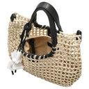 FREDsBRUDER Sun Carrier Square - Shopper (natural straw & black) - Ansicht 6