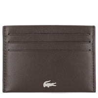 Lacoste FG - Kreditkartenetui Leder 6 cc 11 cm (coffee bean)
