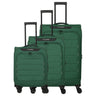 Travelite Skaii 4-Rollen-Trolley Set 3tlg. (green, L/M erw./S)