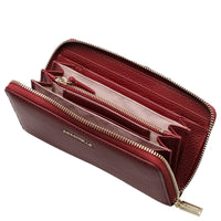 Coccinelle Metallic Soft - Geldbörse 7cc 18 cm (ribes) - Markenkoffer