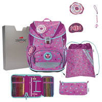 DerDieDas ErgoFlex Light - Schulranzen Set 5tlg. 800g (Sweet Sprinkles)
