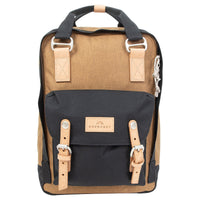 khaki x black