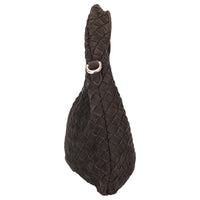 Les Visionnaires Sadie Weave Cozy - Umhängetasche 39 cm (dark brown) - Ansicht 3