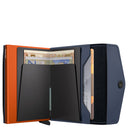 Secrid Envelope Matte - Geldbörse 8cc 10.2 cm RFID (night blue-orange)
