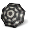 Knirps T.200 M Duomatic - Taschenschirm Regenschirm (check black/white)