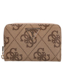 Guess Laurel ll SLG Med Zip - Geldbörse 6cc 14 cm (latte logo/brown)