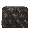 Guess Laurel ll SLG Small Zip - Geldbörse 3cc 11 cm (brown logo)