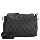 Guess Noelle II TRI Comp - Umhängetasche 24 cm (coal logo) - Markenkoffer