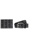 Lacoste The Blend Geschenkset - Kreditkartenetui und Gürtel (palm green, 115 cm)