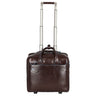 Piquadro Blue Square 20 - 2-Rollen-Businesstrolley 40 cm (mahogany)
