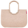 reisenthel shopping loopshopper L - Einkaufstasche mit Bügel 46 cm (twist coffee)