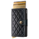 Secrid Premium Emboss Miniwallet - Geldbörse RFID 6.5 cm (diamond black) - Markenkoffer