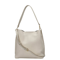 Seidenfelt Lilla Ro Midi Hobo - Schultertasche 30 cm (cream) - Ansicht 4