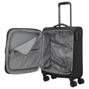 Travelite Umbria - 4-Rollen-Kabinentrolley S 55 cm erw. (black) - Ansicht 6