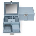 Windrose Marvella - Schmuckkoffer mit Reiseetui 21.5 cm (sky)