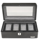 Windrose Tempora - Uhrenkoffer (für 4 Uhren) 26.5 cm (schwarz) - Ansicht 4