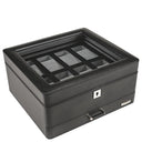 Windrose Tempora - Uhrenkoffer (für 8 Uhren) 26.5 cm (schwarz) - Ansicht 3