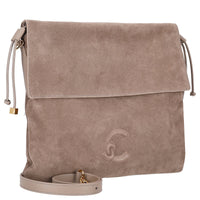 Coccinelle Lidia Suede Bim - Schultertasche 34 cm (warm taupe) - Ansicht 5