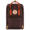 Fjällräven Kånken Koncept - Rucksack 15" 40 cm (black oak-rowan red)