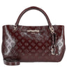 Guess Carmella Girlfriend Satchel - Henkeltasche 35 cm (burgundy logo)