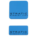 Stratic BUZZ - Ersatz-Logoplatten-Set Vorder- und Rückseite (blue)