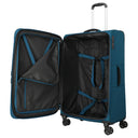 Travelite Kick Off - 4-Rollen-Trolley L 78 cm erw. (petrol)