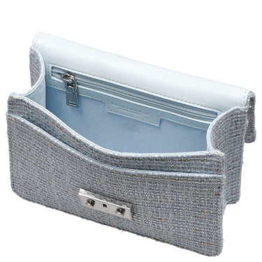 Seidenfelt Roros Tweed - Schultertasche 21 cm (sea blue tweed) - Ansicht 6