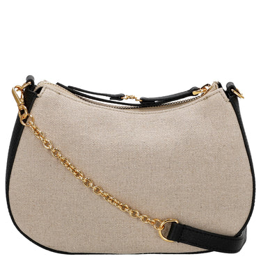 Coccinelle C-Easy Canvas - Umhängetasche 22 cm (natural/noir) - Ansicht 4